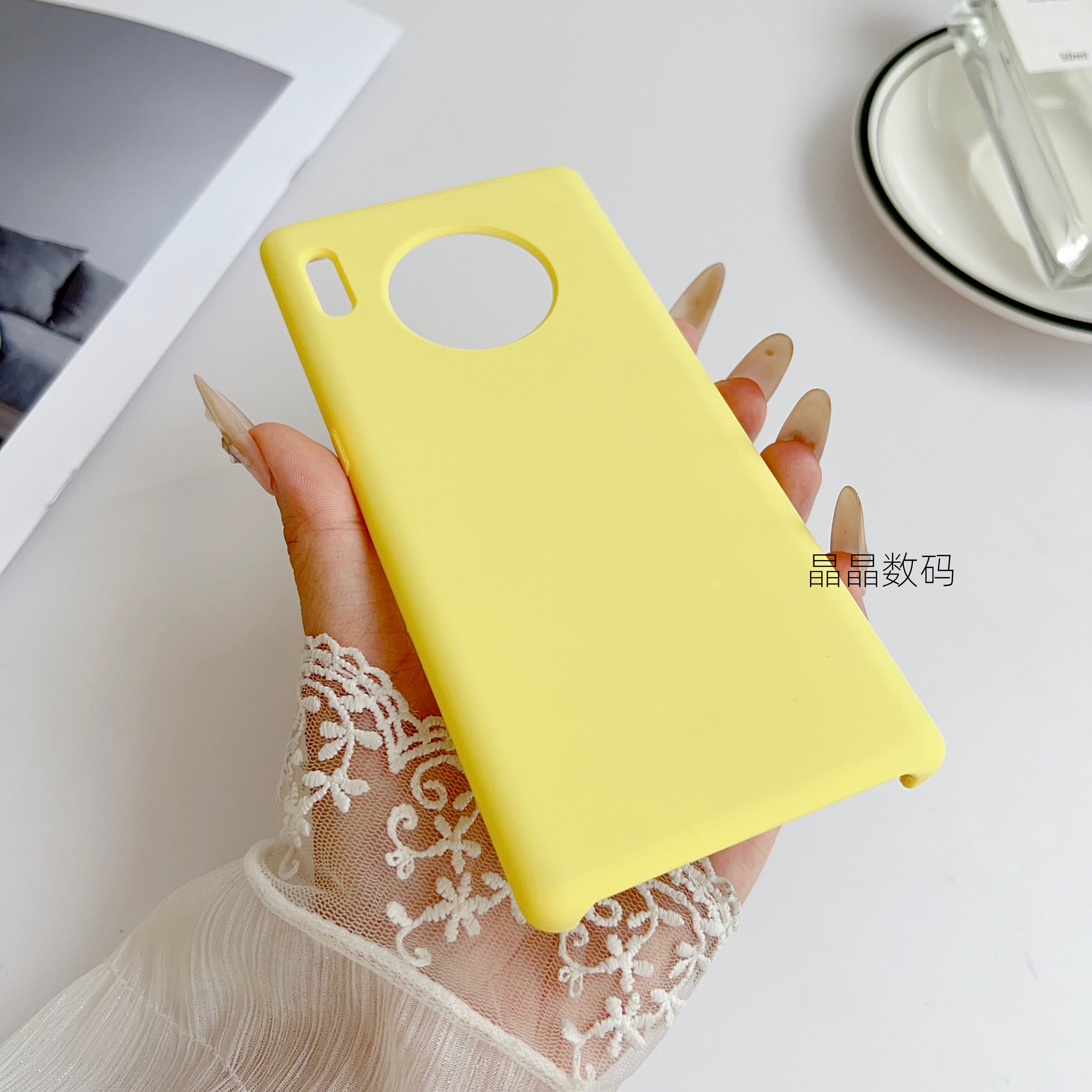 适用一加7手机壳Oneplus6T液态硅胶1+7t简约7tPro保护套6T一加5T外壳一加8纯色7T Pro保护壳1+6防摔