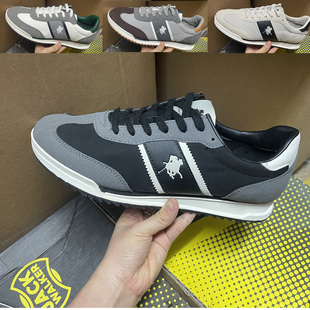 外贸原单男鞋2025秋冬款休闲慢跑鞋防滑复古运动时尚薄底旅游潮鞋
