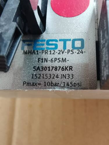 议价 FESTO 费斯托沙MHA1-PR12-2V-PS-24-F1N-6PSM-SA3017876KR