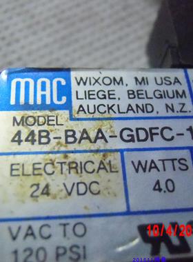 议价MAC 44B-BAA-GDFC-1BA 原装现货 电磁阀
