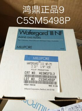 WG3NS7SL2 C5SM5498P WAFERGARD III NF-75 密理博MILLIPORE 1759