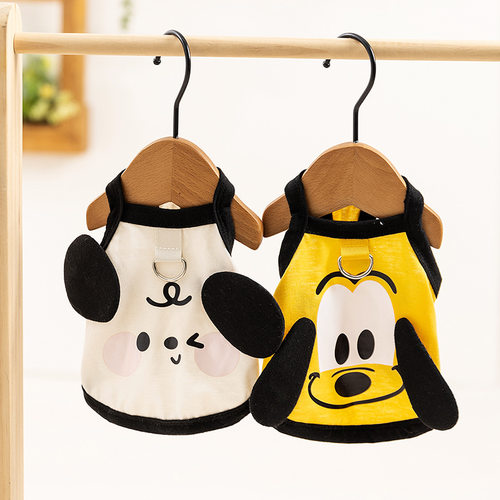 嬉皮狗立体耳朵小狗吊带