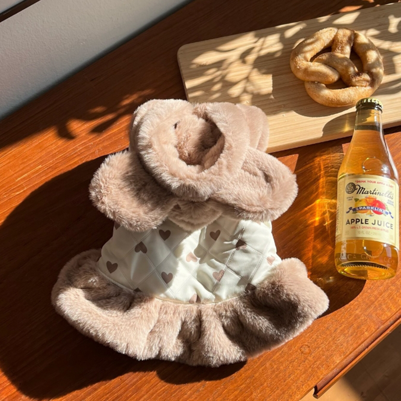 小狗狗衣服冬装2025新款裙子宠物比熊泰迪雪纳瑞小型犬猫咪秋冬季