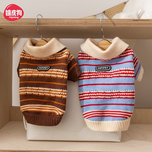 保暖小型幼犬泰迪比熊毛衣小狗狗猫咪冬装 美式 秋冬季 宠物衣服新款