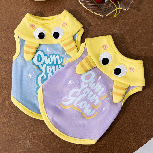 小狗狗衣服小怪兽背心夏季薄款猫咪比熊博美泰迪小型幼犬宠物夏天