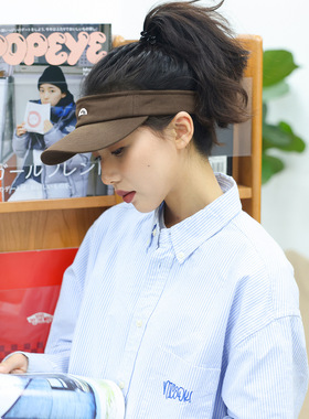 [THE HOBOO]日系空顶帽夏季无顶帽防晒网球帽遮阳帽子空顶男女款