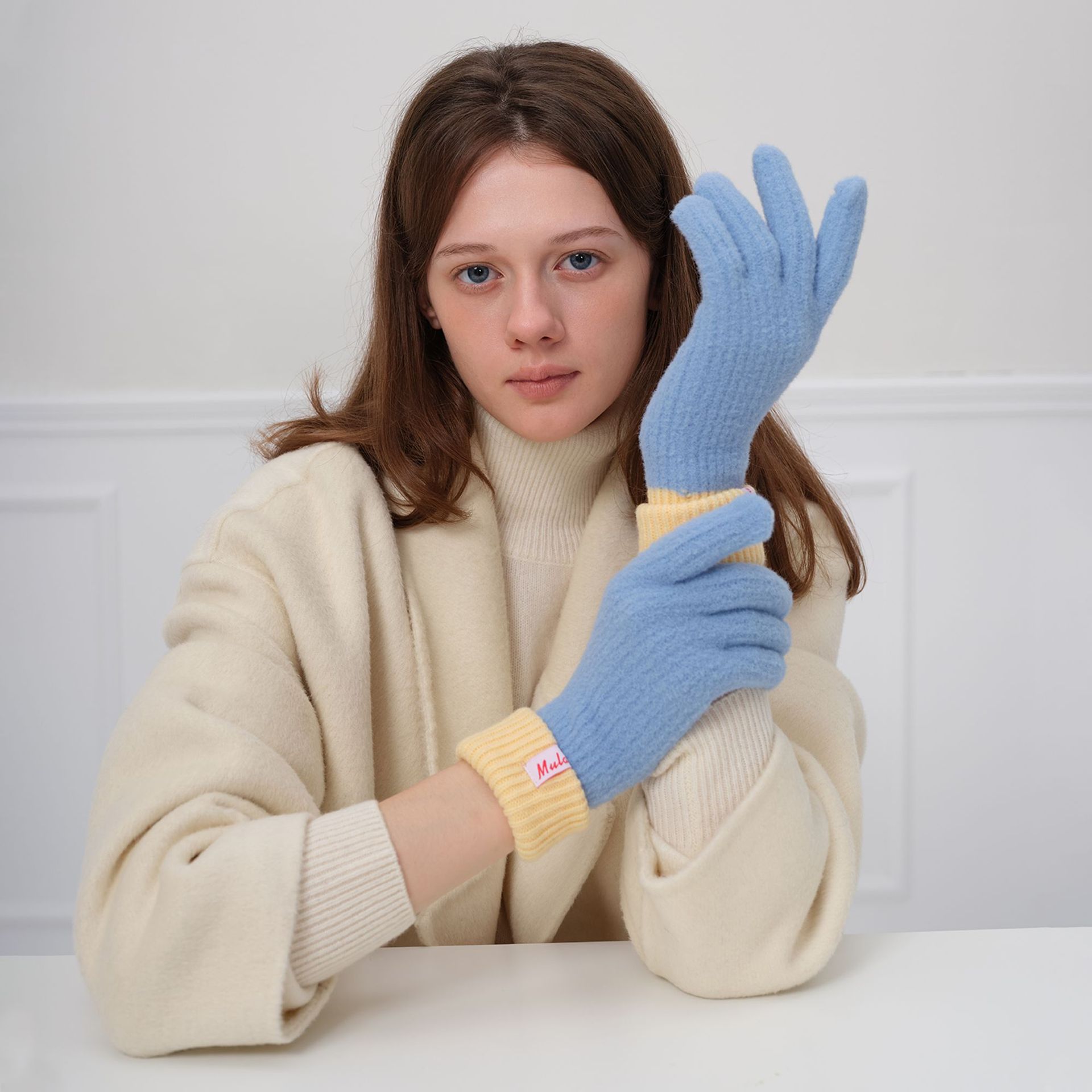 韩版含羊毛冬季防寒保暖手套