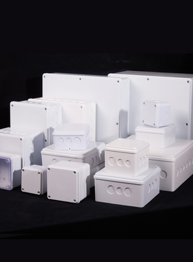 防水过路胶箱IP65/平盖过路胶箱 户外接线盒监控盒 国内工程/香港
