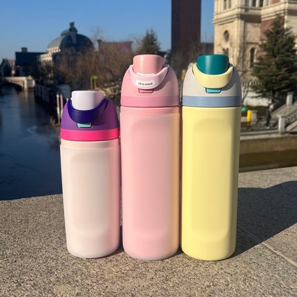 透明硅胶杯套OWALA475ml710ml945ml保温杯垫吸管杯防摔耐磨保护套