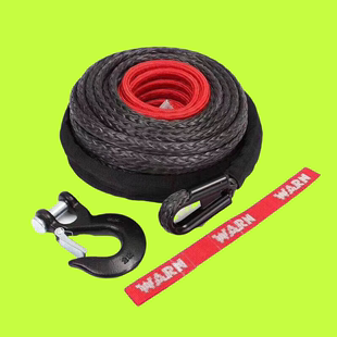 沃恩蜘蛛绞盘12mm*25m专用越野绞盘绳 蜘蛛绞盘进口迪尼玛纤维绳