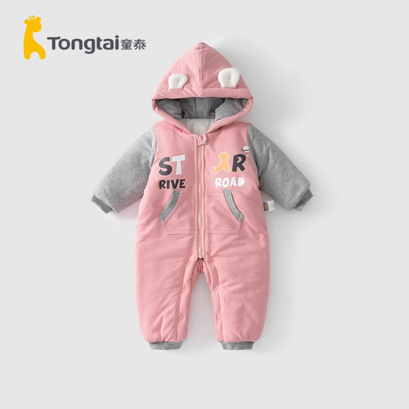 童泰秋冬5个月-2岁闭裆连体衣