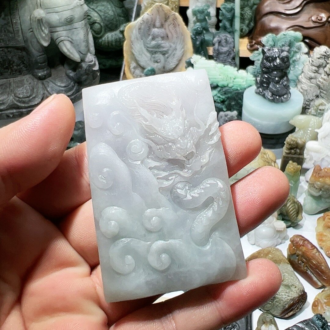 翡翠工厂清货龙牌缅甸翡翠