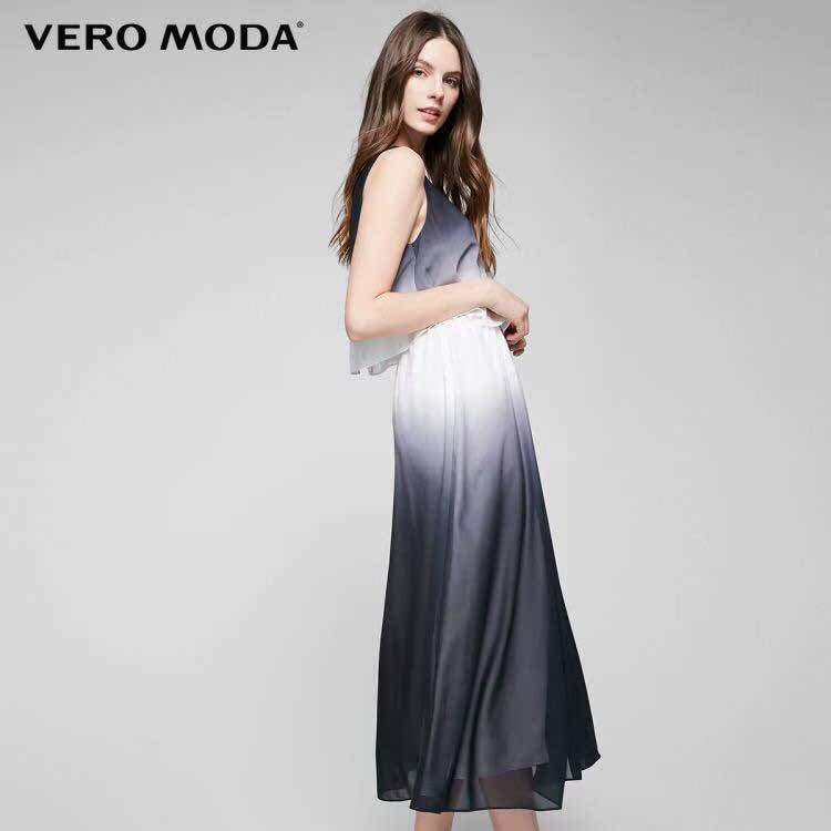 Vero Moda ½¥±äÉ«Á¬ÒÂȹ ³¤È¹ ÏÉÅ®¿î Ïļ¾Å®×° º£±ß¶È¼Ùɳ̲ȹ