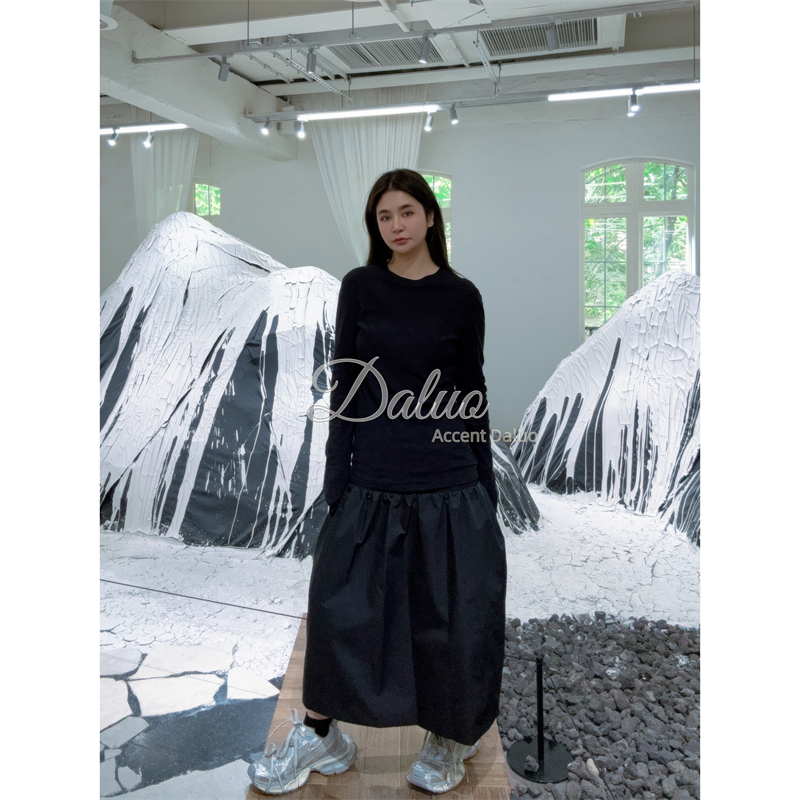 大罗Daluo买手店私服DU家原版定制！立裁廓形束腰半身裙