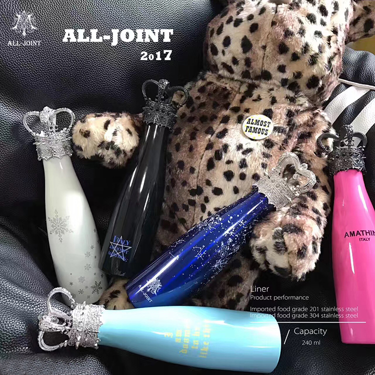 ALL-JOINT不锈钢皇冠保温杯创意