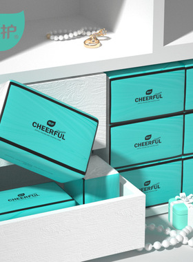 植護氣墊紙巾Tiffany藍色壓花24包餐紙面巾抽家用手紙一件代發