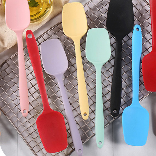 耐高温食品级硅胶刮刀烘焙辅食不粘锅小铲子工具厨房奶油抹刀刮板
