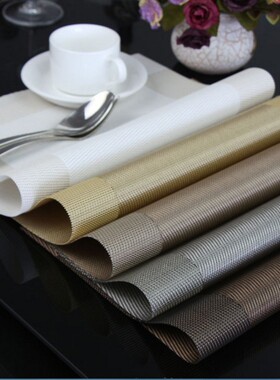 欧式防水防皱防滑pvc西餐垫餐具垫餐垫碗垫隔热垫餐垫