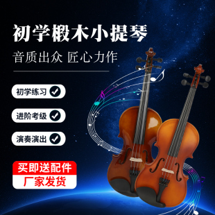 小提琴成人儿童入门练习自学全套高性价比云杉木初学