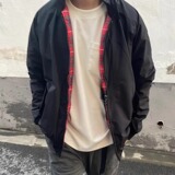 复古硬汉飞行夹克外套男春秋工装百搭立领休闲夹克外套男JK730P60，男装夹克，星座1013-2