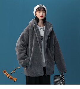 冬款青少年港风男士棉衣外套宽松休闲羊羔绒保暖棉服潮 M935图片