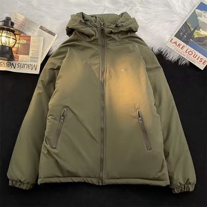 加厚棉衣男冬季宽松保暖工装棉袄日系连帽休闲棉服外套 MY315P88图片