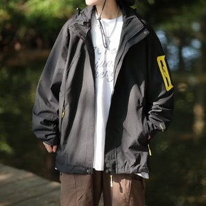 冲锋衣男女款三合一可拆卸户外防风防水秋冬潮牌外套潮 JK852P70图片