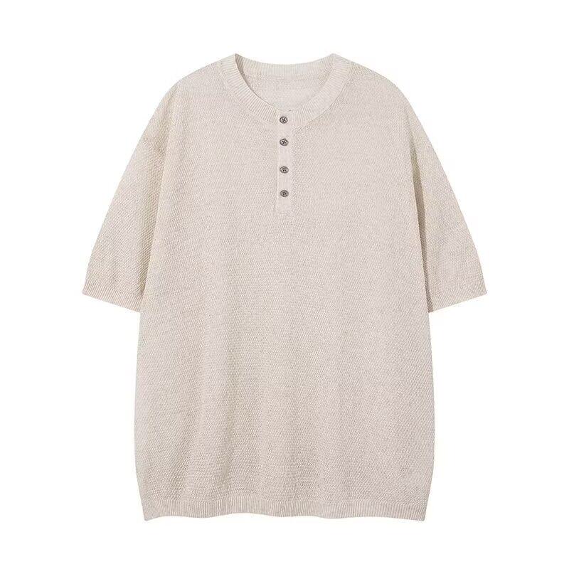 亨利领毛衣男款保暖针织衫百搭内搭长袖慵懒高级感卫衣潮T634P35，男装针织衫/毛衣，星座1013-2