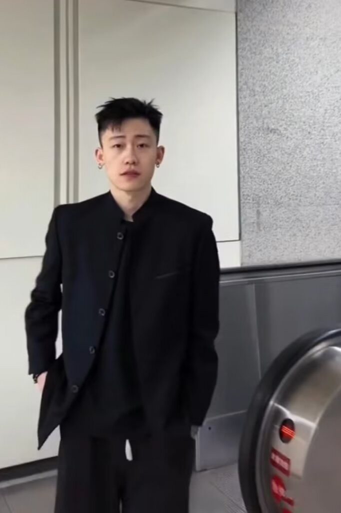 纯黑唐装男士扣子款加棉中山装外套修身高档中山加厚夹克X91P58,男装夹克,星座1013-2