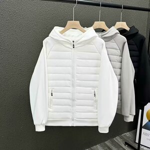 轻薄棉服男士秋冬季潮牌加绒加厚外套连帽二棉袄开衫夹克MY933P70图片