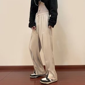 秋款港风男士青少年宽松休闲长裤个性时尚西裤哈伦裤潮 K221P40图片