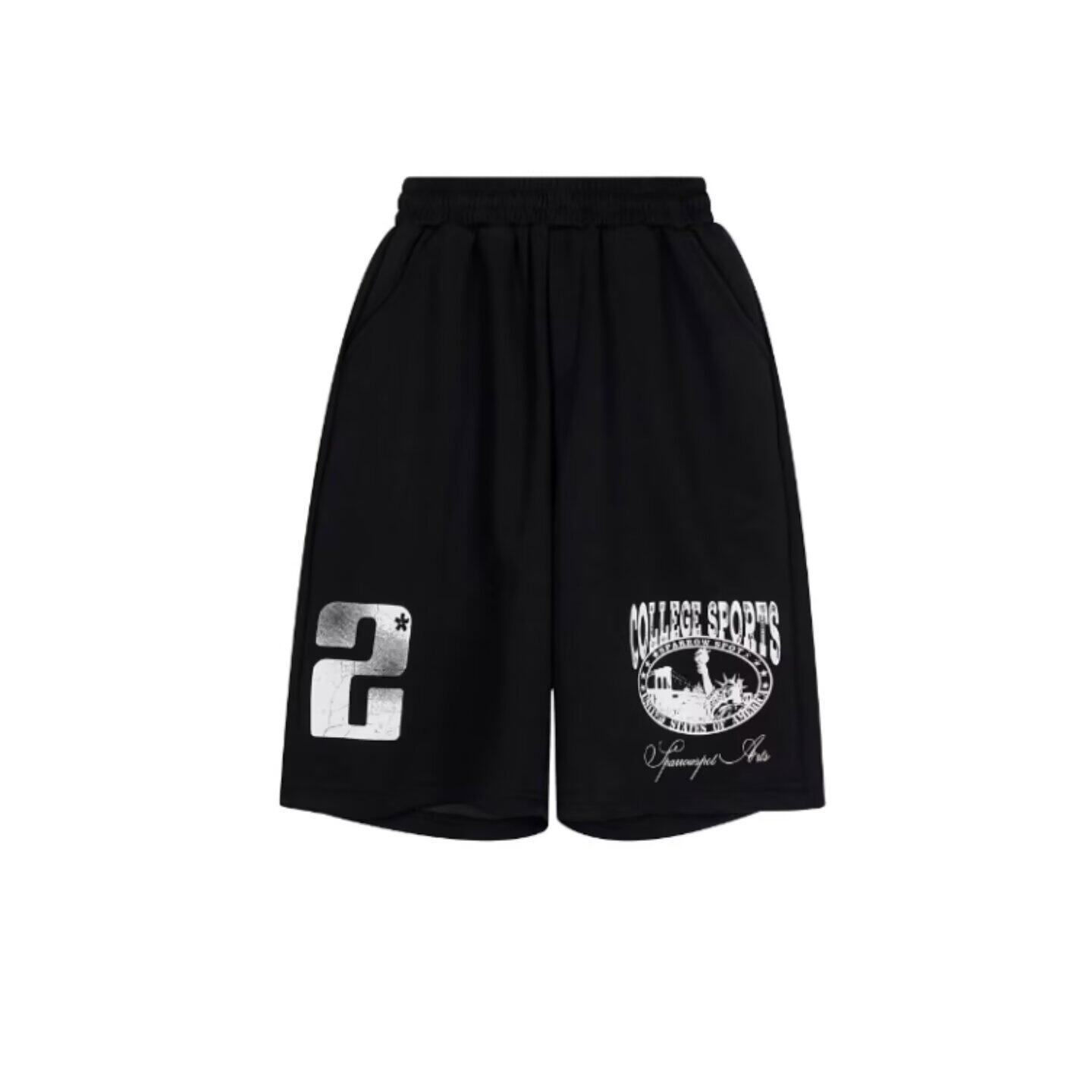运动短裤男青少年学生潮流百搭美式宽松大码五分裤潮DK1127P38,男装牛仔裤,星座1013-2