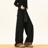 潮流时尚直筒卫裤男士款秋冬垂感宽松休闲长裤男款运动裤K8090P55，男装休闲裤，星座1013-2