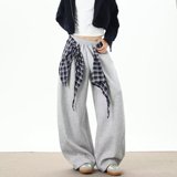 春秋原创街头嘻哈hiphop宽松休闲裤爵士舞jazz卫裤假两件K8101P55，男装休闲裤，星座1013-2