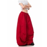 速干工装裤女夏季宽松胖mm防晒慵懒风冰丝运动阔腿裤子K8123P55，女装休闲裤，星座1013-2