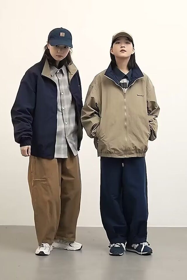简约短外套方领长袖拉链街头新款单件潮流ins女印花宽松JK506P60,女装短外套,星座1013-2