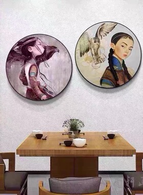 内蒙古少数民族装饰画蒙古元素奶食特色蒙餐饭店挂画酒店民宿壁画