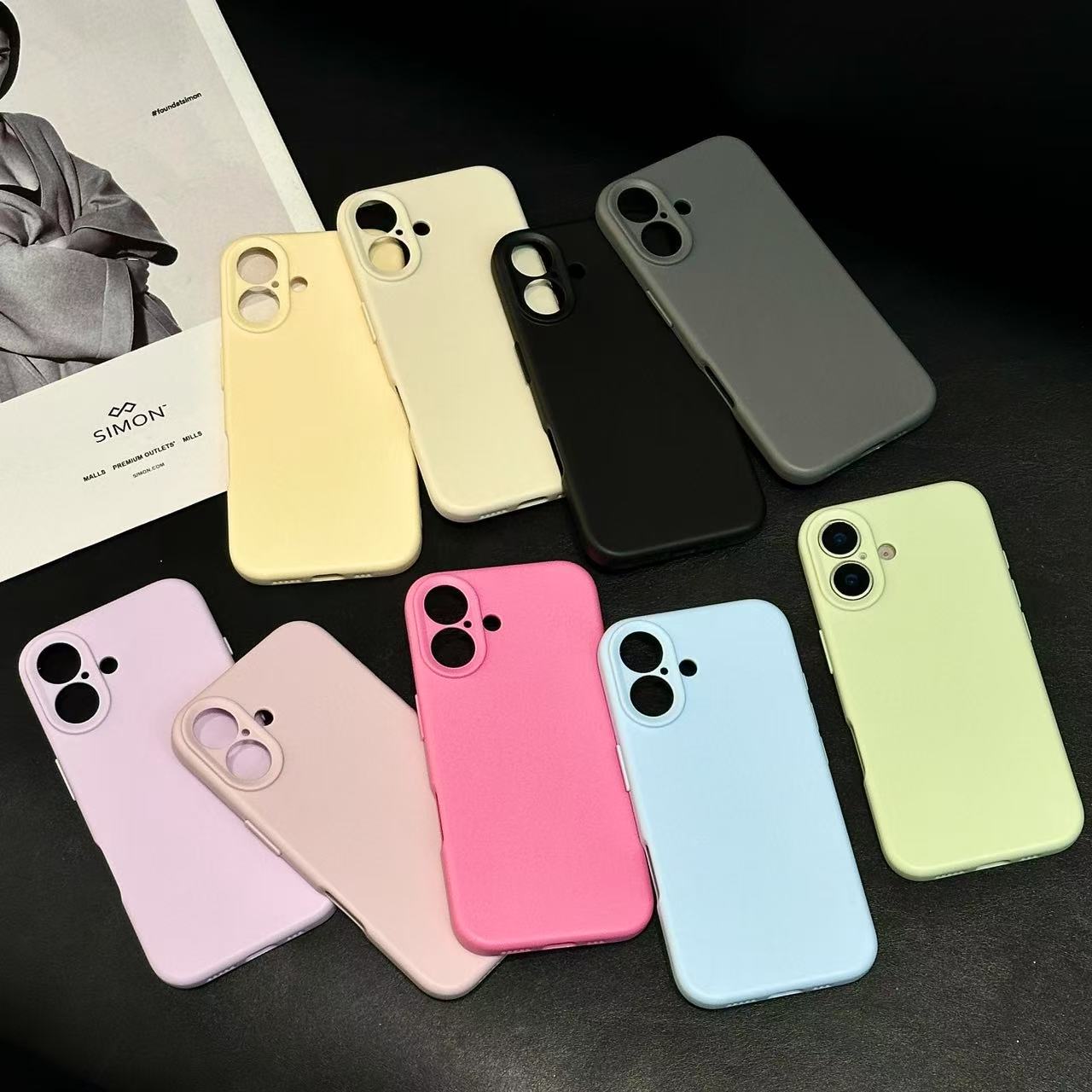 亲肤加厚软糯适用于iPhone15promax女16/防摔13可爱12全包手机壳