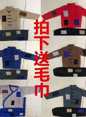 叫花子古装服装乞丐服演出儿童男女古代要饭衣服济公破烂补丁装童