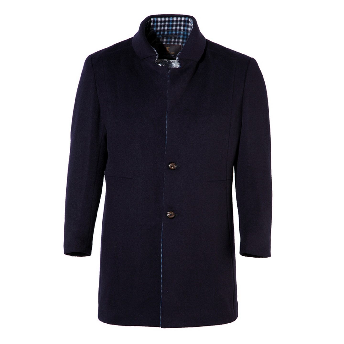 SK男士中长款毛呢大衣单排扣羊毛外套过膝装中老年爸爸装呢子风衣