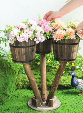 可放户外防腐防潮实木花架