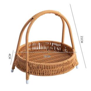 火锅店专用配菜盘蔬菜篮多层仿藤塑料放备菜架子摆菜品架创意餐具