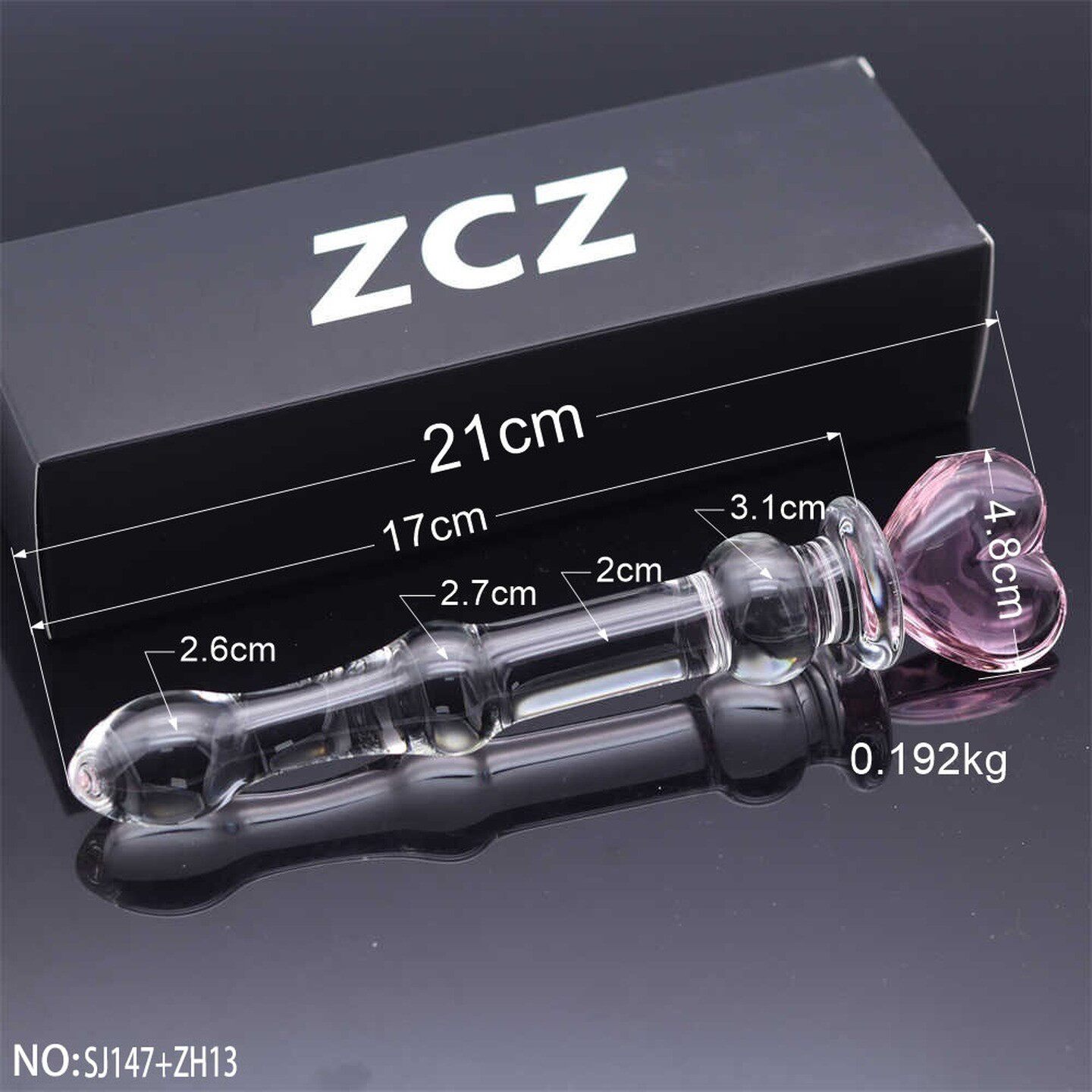 玻璃棒超大长仙女按摩器背部直女器具穴位保健拉珠无毛刺小zw棒