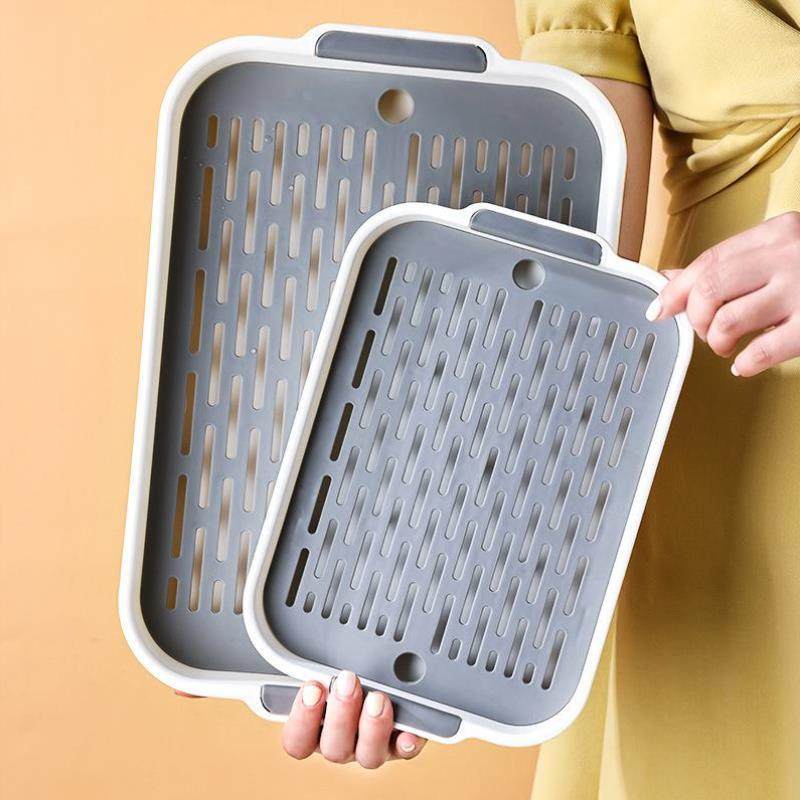 茶盘家用茶几双层托盘客厅长方形水杯沥水盘办公室桌面茶杯置物盘,厨房/烹饪用具,厨房置物架/置物柜/角架,淘宝优惠券,粉丝福利购,淘宝优惠卷