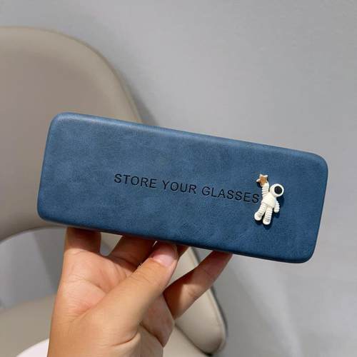 复古简约眼镜盒便携男生女款学生抗压高级感太阳墨镜盒2023年新款