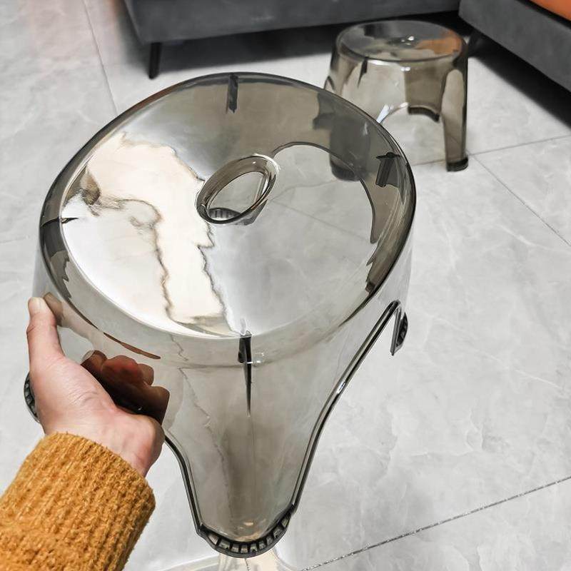 亚克力小凳子家用矮凳透明高级塑料儿童椅子换鞋凳客厅卫生间板凳,家装主材,浴室壁挂凳椅,淘宝优惠券,粉丝福利购,淘宝优惠卷