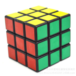 圣手风三阶黑色魔方3阶速拧风黑底 顺滑大容错如风三阶魔方