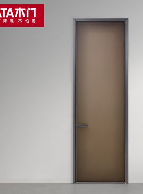 TATA木门窄边卫生间门厕所门铝合金浴室门玻璃门厨房平开门LB105