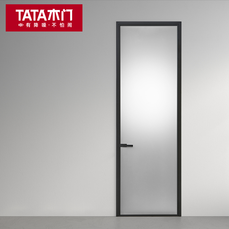 TATA木门 卫生间门阳台门厕所门厨房门铝玻门铝合金平开门LB010P
