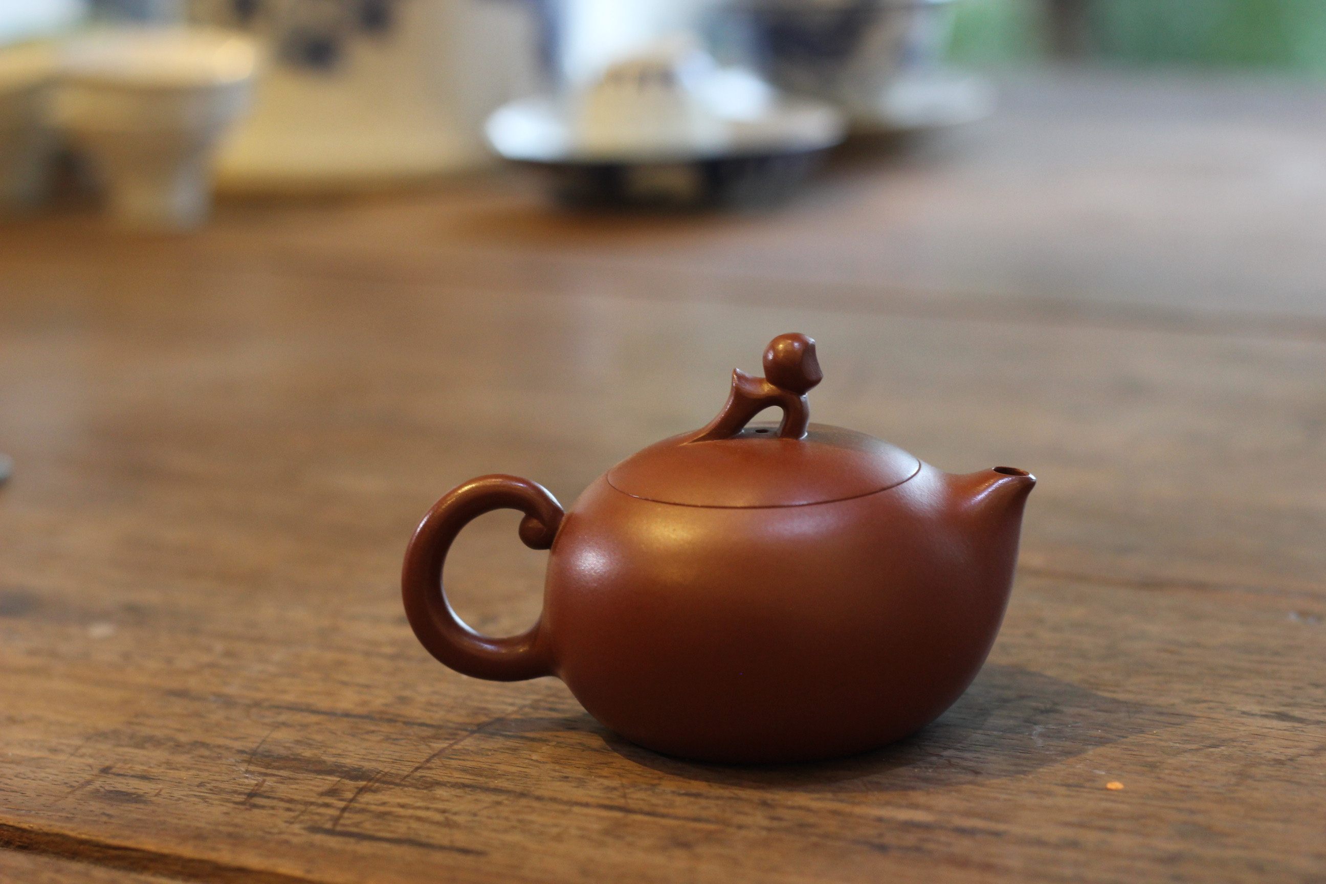 谢思博灵猴献寿壶 寿桃手拉壶 潮州谢华儿子全手工茶壶 福临香坊